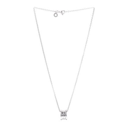 Bulgari 18K White Gold B.Zero1 Pendant Necklace 3 of 4