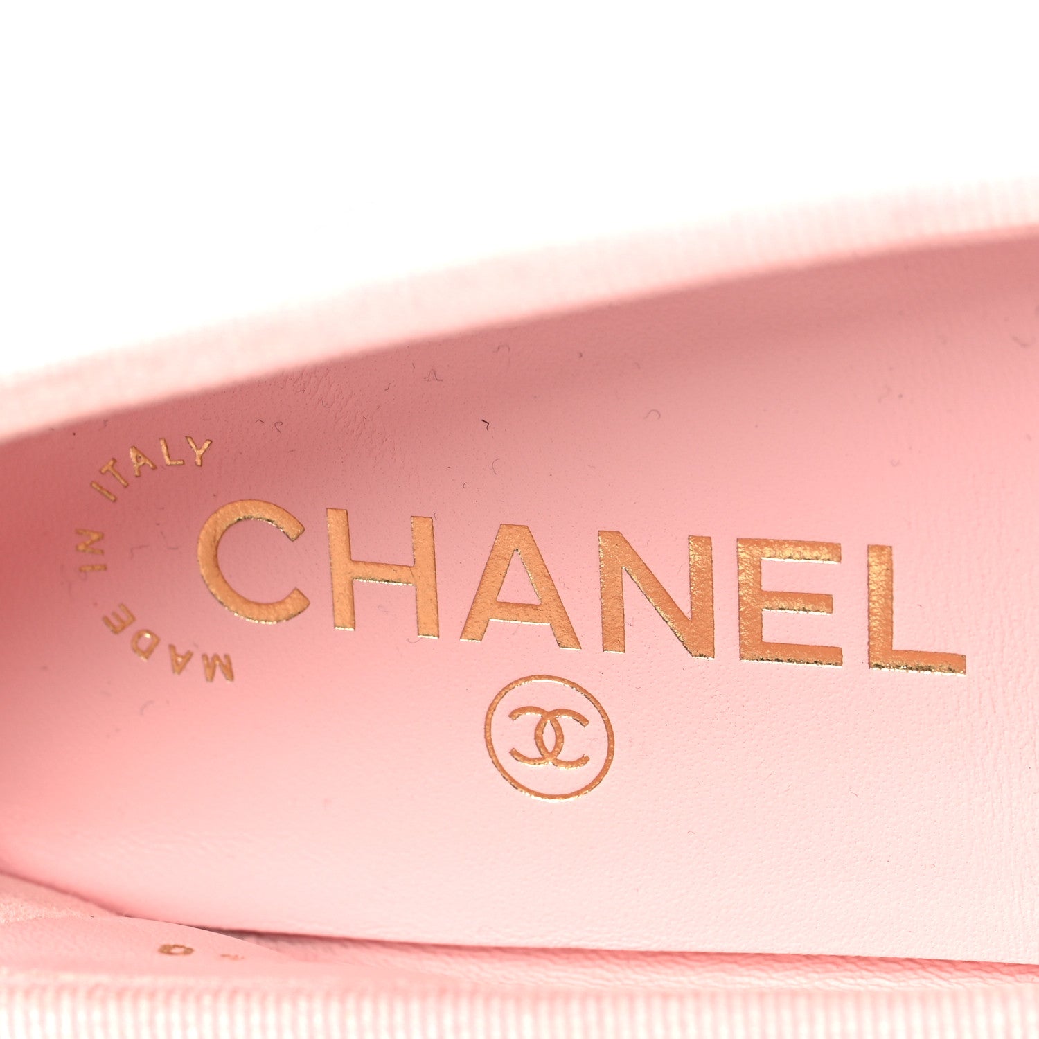 Chanel Denim CC Cap Toe Ballerina Flats 39.5 Pink 9 of 10