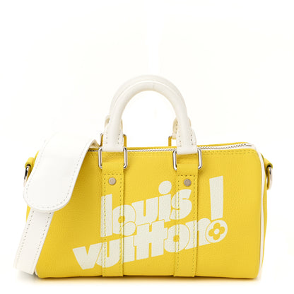 Louis Vuitton Taurillon Everyday LV Keepall XS Yellow 1 of 9