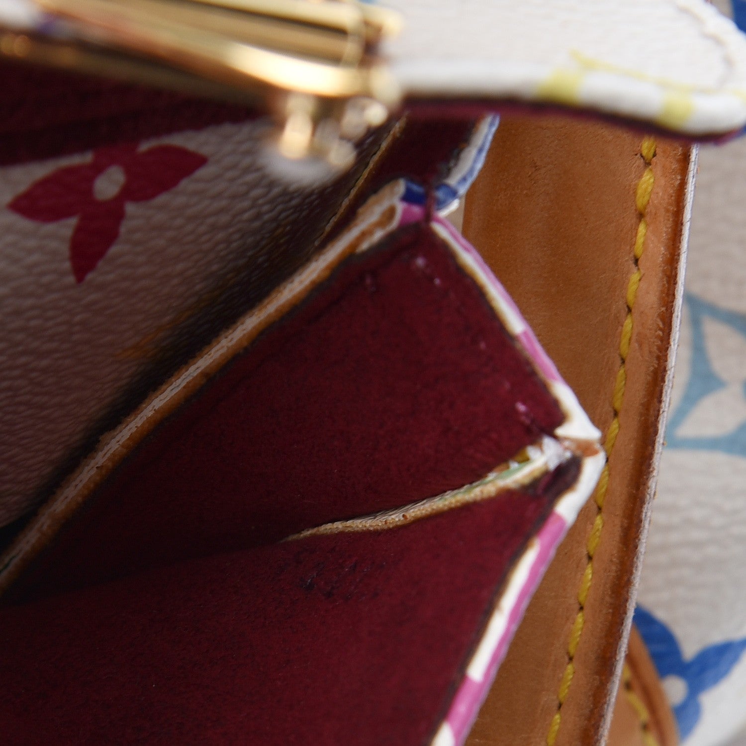 Louis Vuitton Monogram Multicolor Keepall 45 White 7 of 23