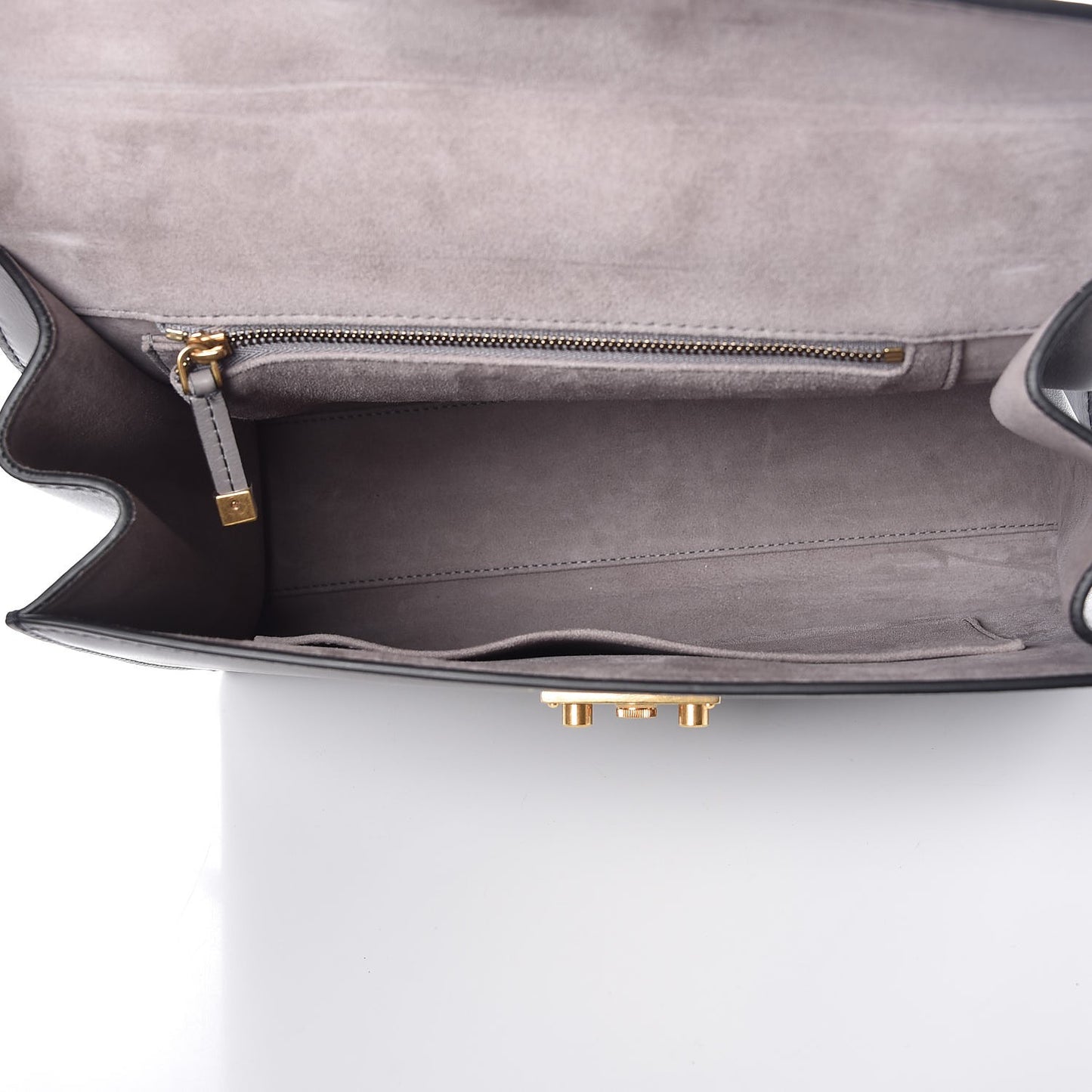 Calfskin Dioraddict Top Handle Iron Grey