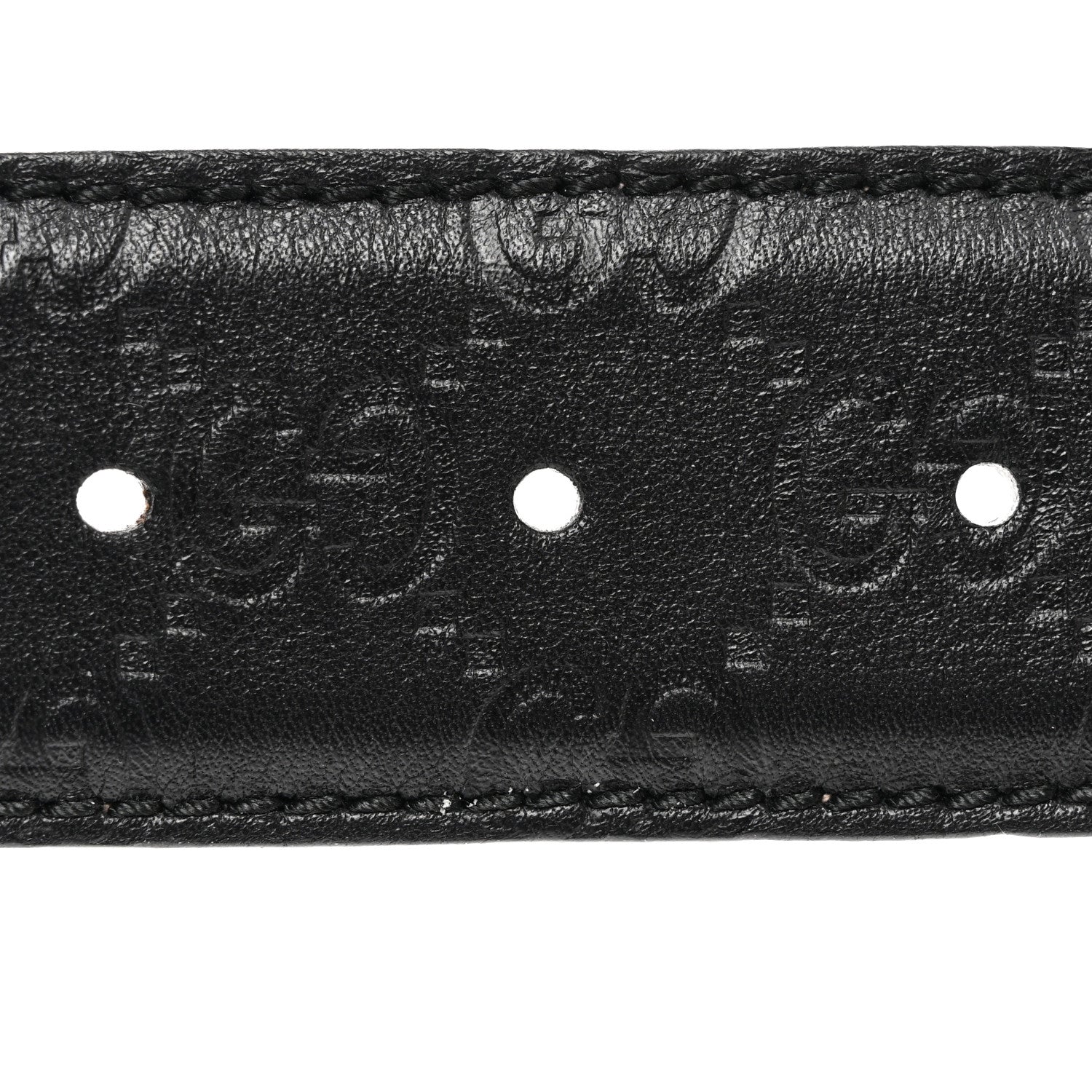 Gucci Guccissima Interlocking G 40mm Belt 95 38 Black 4 of 6