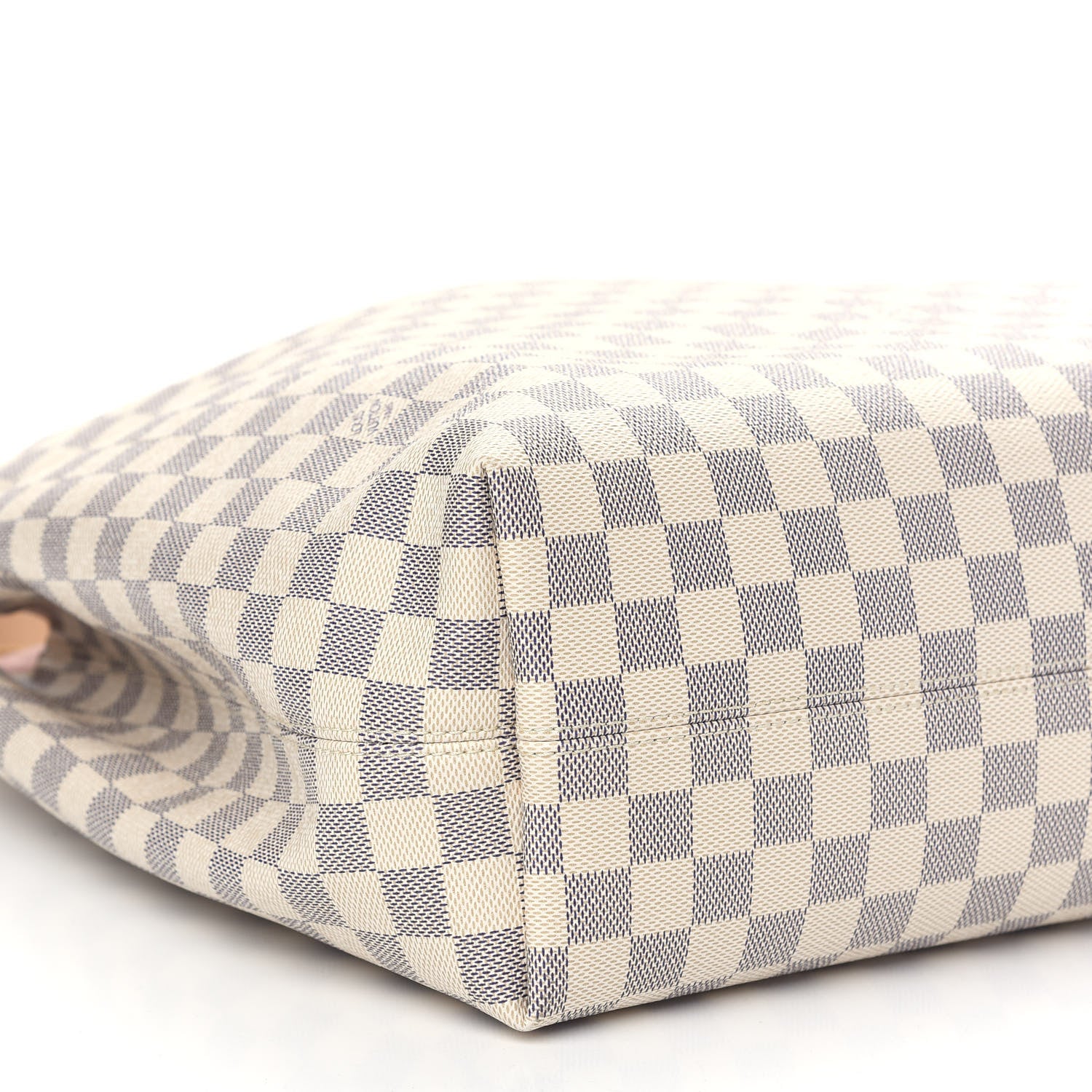 Louis Vuitton Damier Azur Graceful MM Rose Ballerine 8 of 9