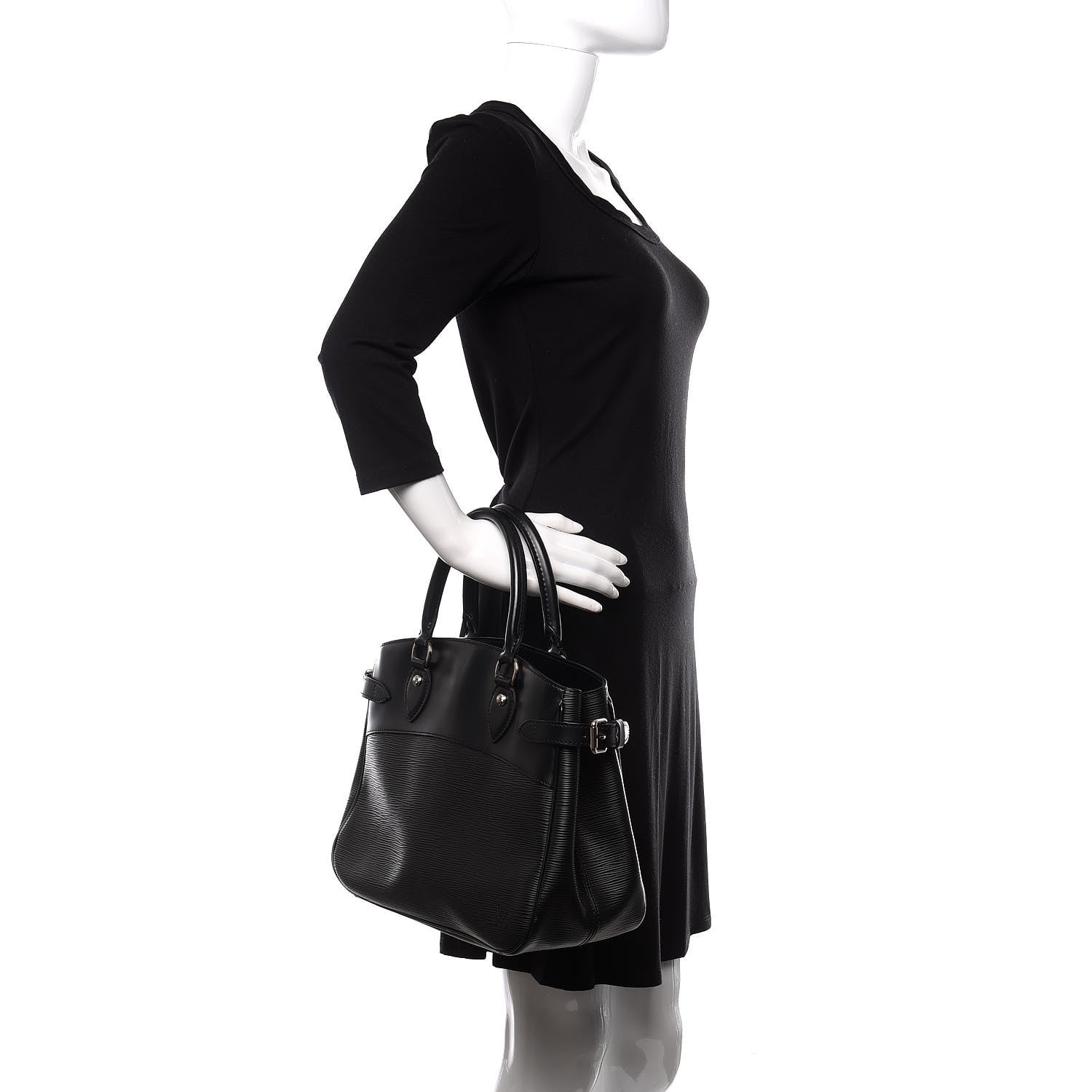 Louis Vuitton Epi Passy GM Black 2 of 10