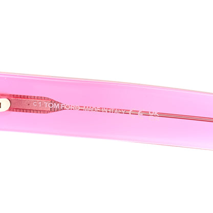 Tom Ford Acetate Fausto Sunglasses TF711 Transparent Pink 5 of 8