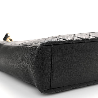Chanel Caviar Quilted Petit Shopping Tote PST Black 9 of 10