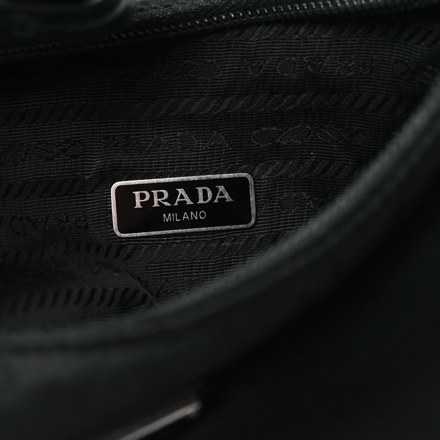 Prada Tessuto Nylon Mini Re-Edition 2000 Bag Black 6 of 16