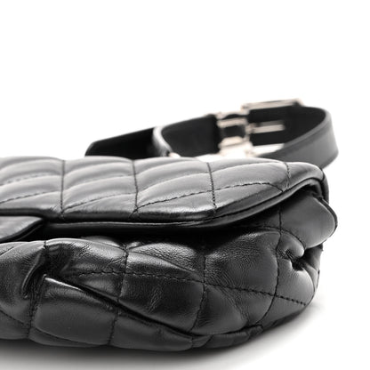 Chanel Calfskin Quilted CC Uniform Flap Belt Bag Black 10 of 11