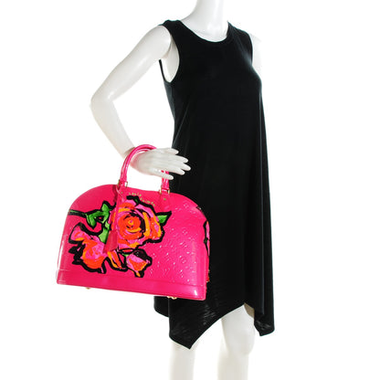 Louis Vuitton Vernis Roses Alma GM Rose Pop 2 of 7