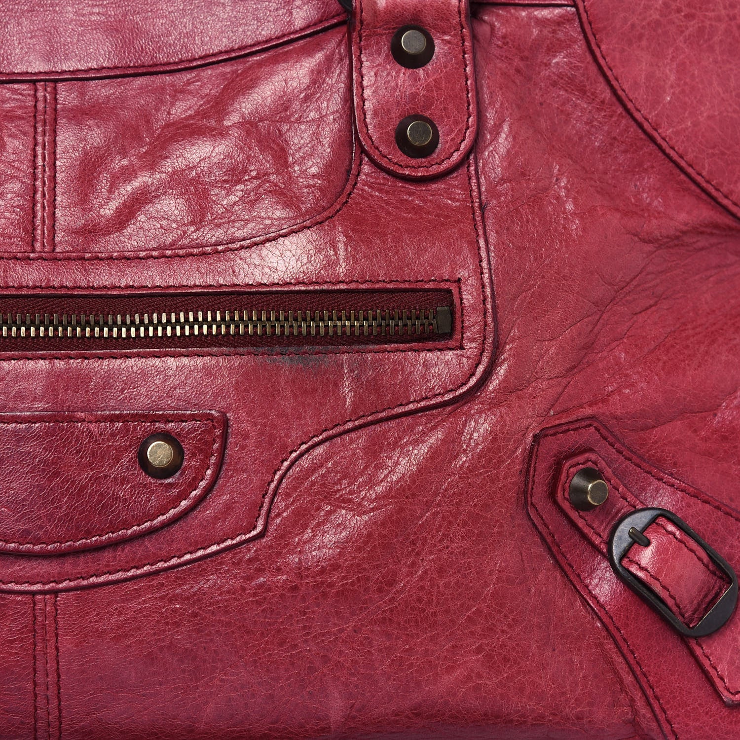 Balenciaga Agneau Classic Hardware Part Time Pourpre 7 of 22