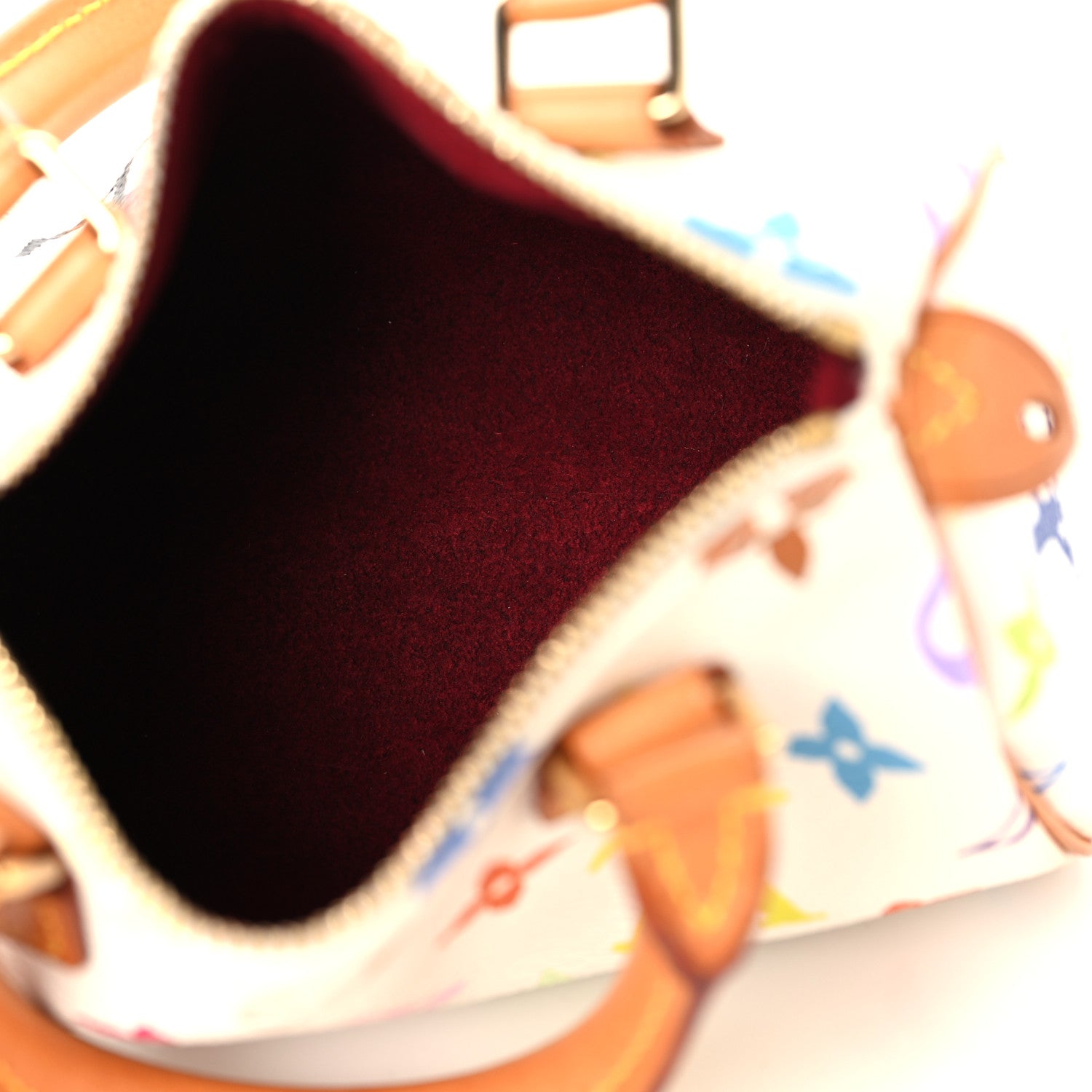Louis Vuitton Monogram Multicolor Mini Sac HL Speedy White 5 of 7