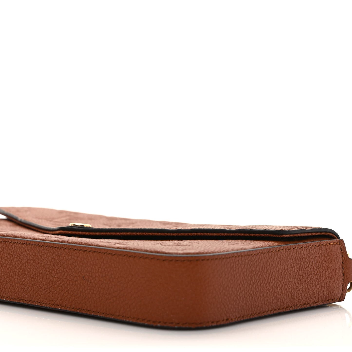 Empreinte Pochette Felicie Chain Wallet Cognac