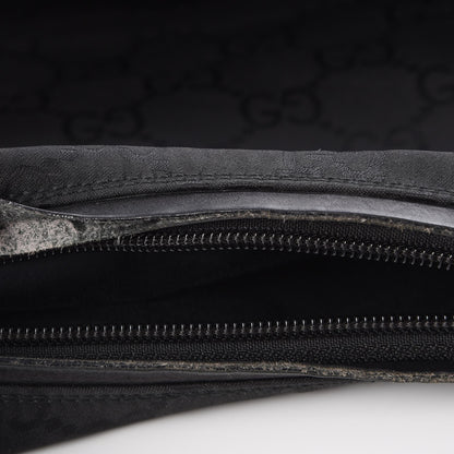 Gucci Nylon Monogram Hobo Black 8 of 11