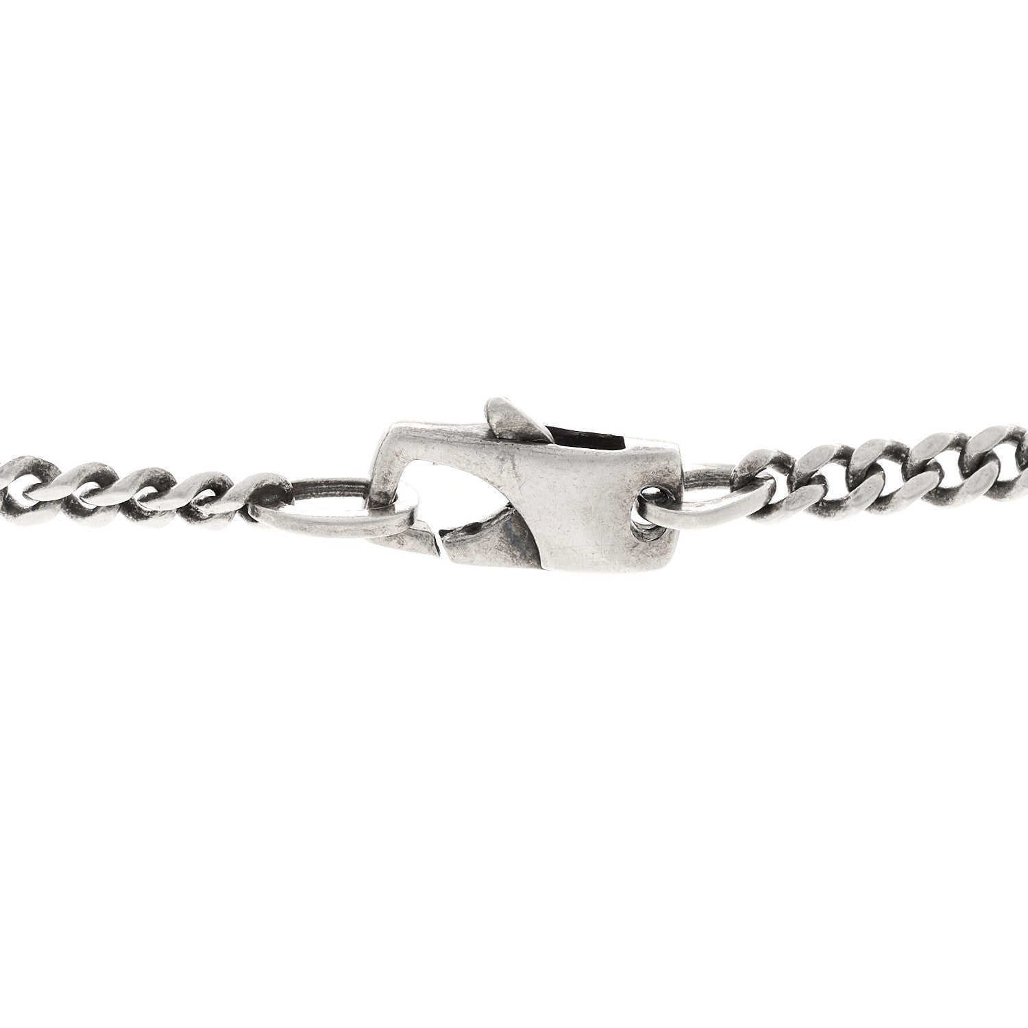 Gucci Darkened Sterling Silver G Bar Pendant Necklace 4 of 5