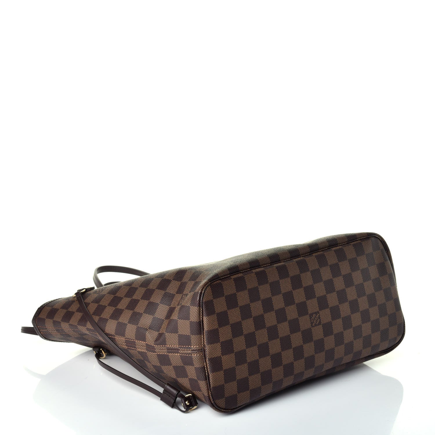 Louis Vuitton Damier Ebene Neo Neverfull MM Rose Ballerine 4 of 9