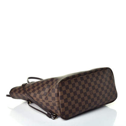 Louis Vuitton Damier Ebene Neo Neverfull MM Rose Ballerine 4 of 9