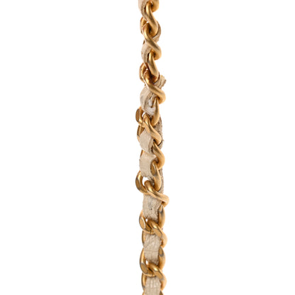 Chanel Caviar Quilted Boy Wallet On Chain WOC White 15 of 16