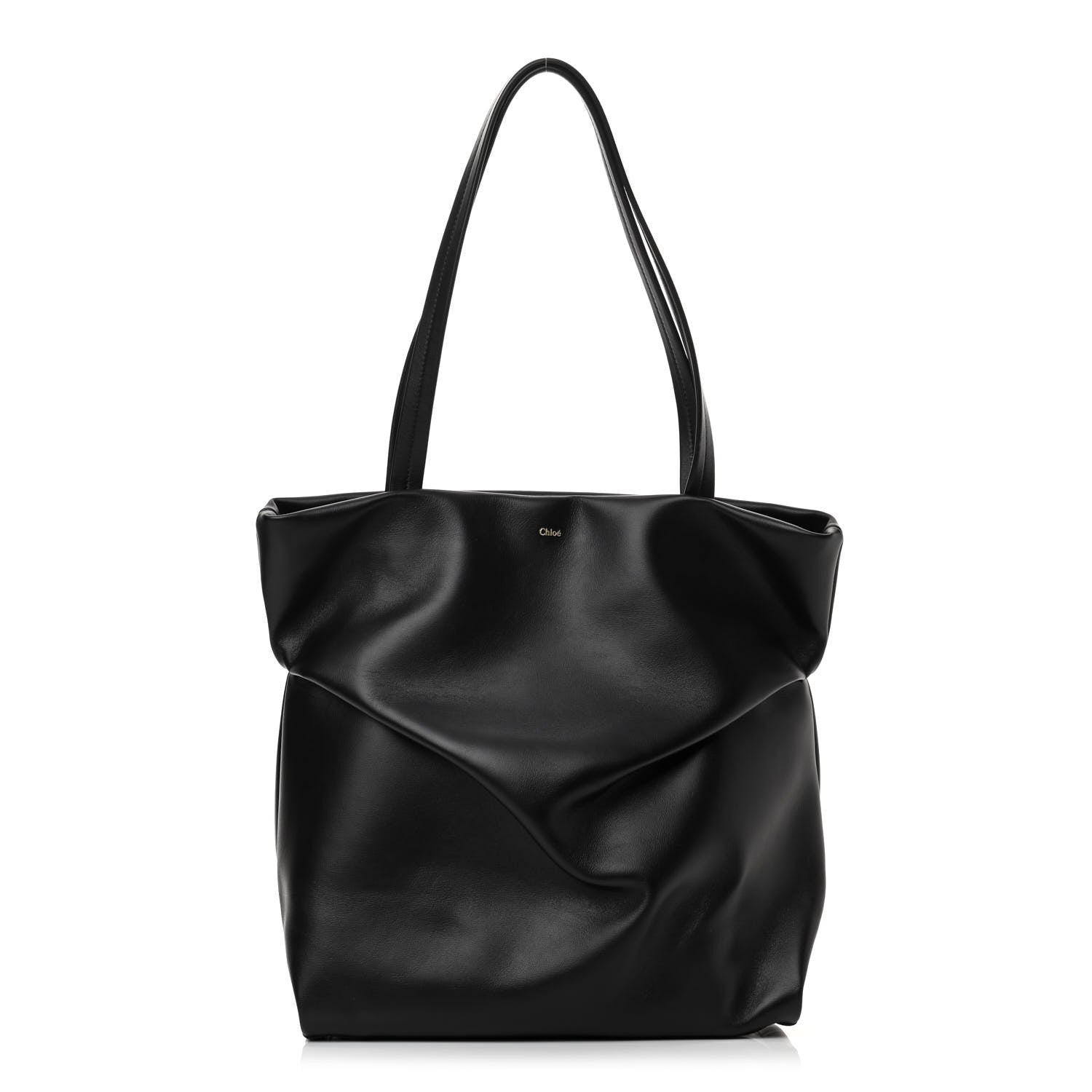 Chloe Calfskin Judy East West Tote Black 1 of 10