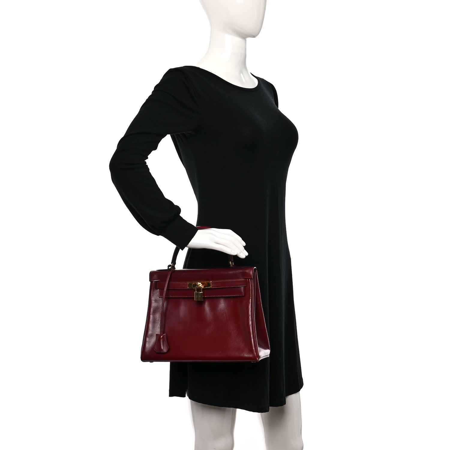 Hermes Box Kelly Retourne 28 Rouge H 2 of 14