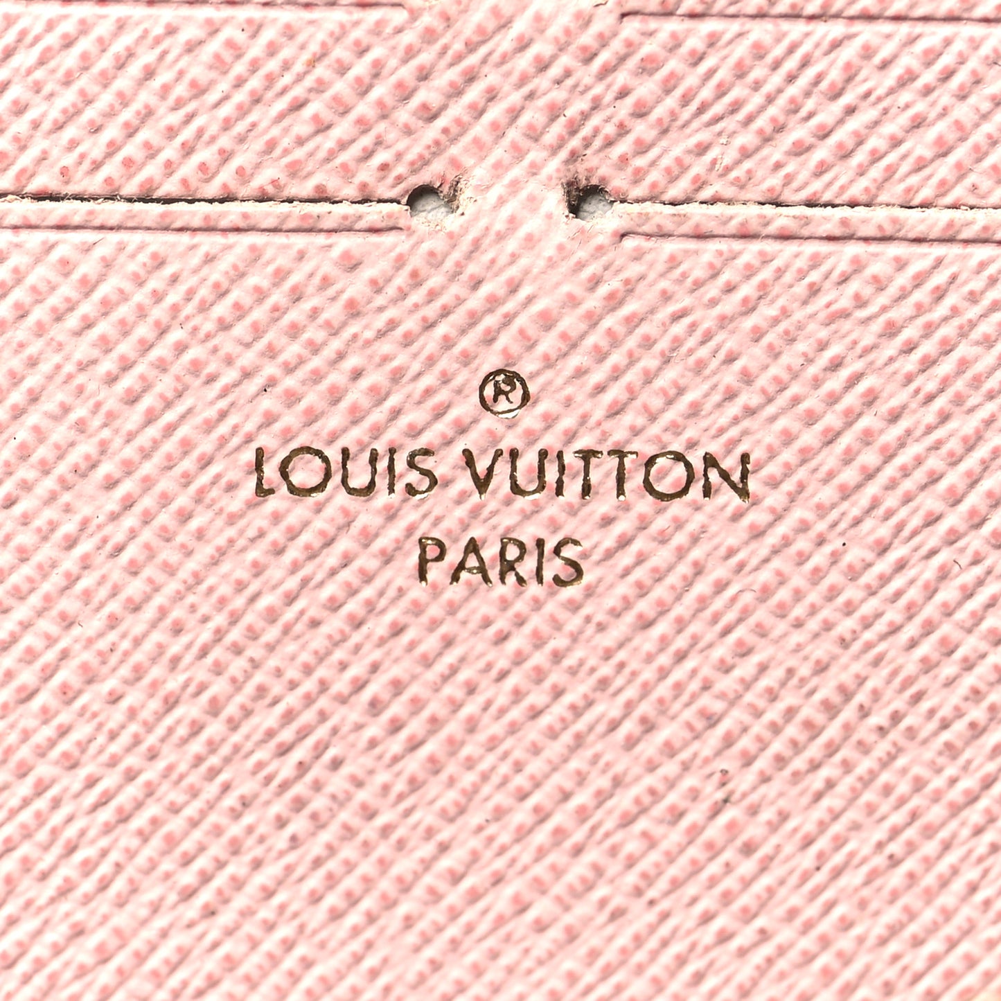 Damier Ebene Clemence Wallet Rose Ballerine