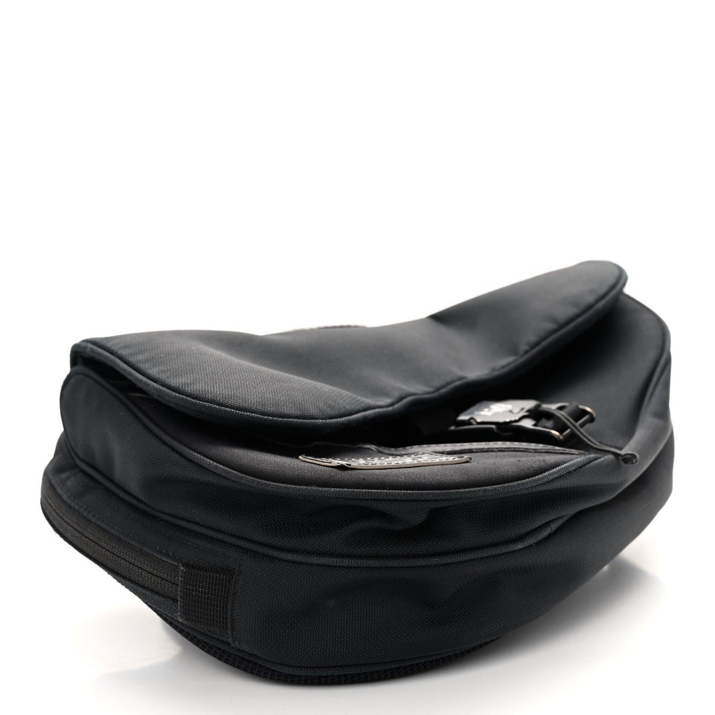 X MYSTERY RANCH Cordura Nylon Calfskin Saddle Messenger Bag Black