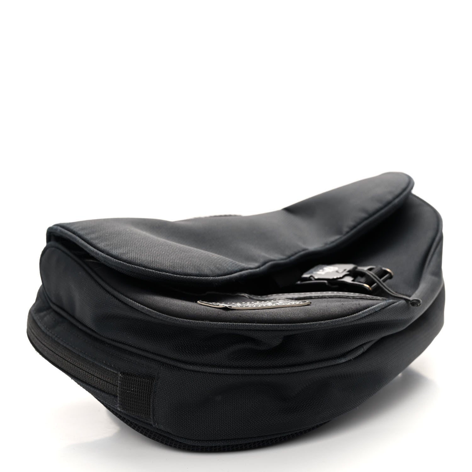 Christian Dior X MYSTERY RANCH Cordura Nylon Calfskin Saddle Messenger Bag Black 4 of 11