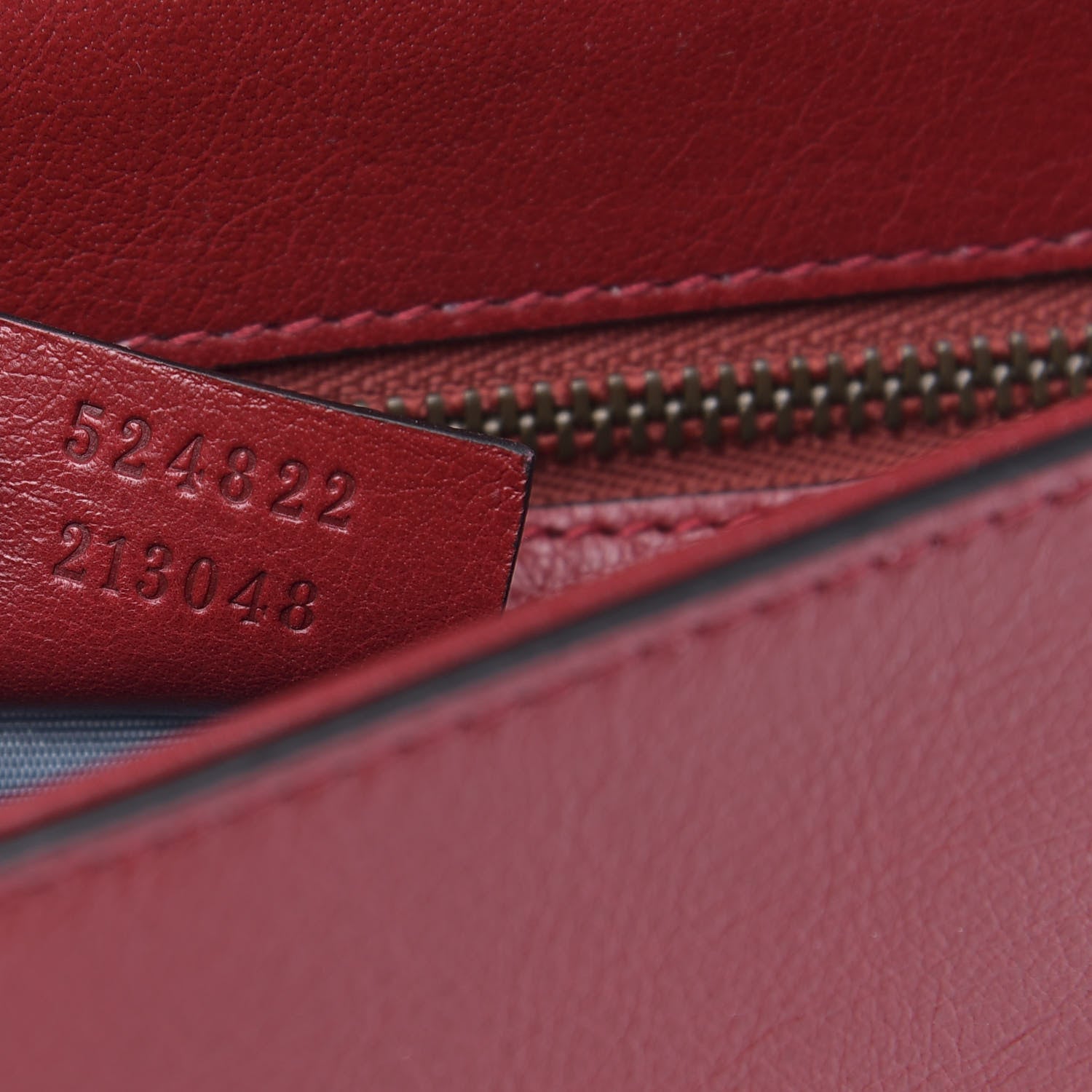 Gucci Calfskin Diagonal GG Medium Thiara Double Envelope Shoulder Bag Black Red 8 of 12