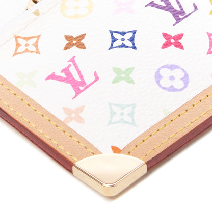 Louis Vuitton Monogram Multicolor Key Pouch White 5 of 7