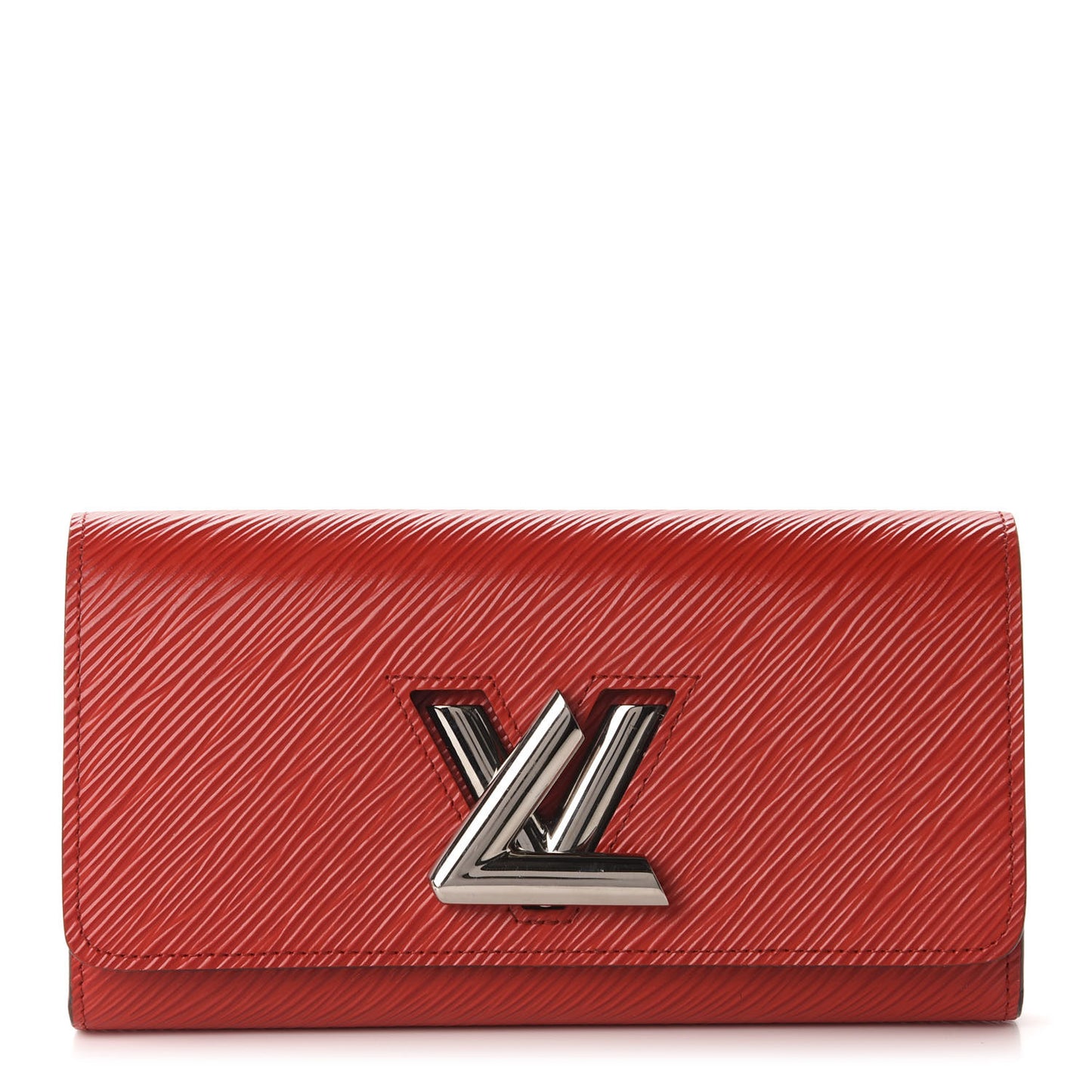 Epi Twist Wallet Coquelicot