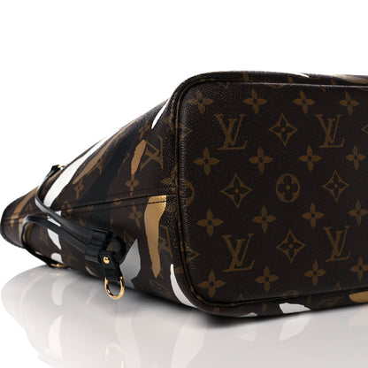 Louis Vuitton X LOL Monogram Neverfull MM Gold Silver 8 of 12