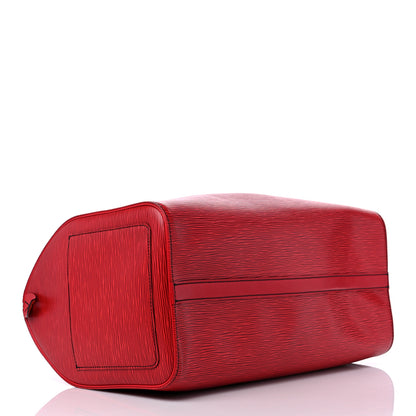 Louis Vuitton Epi Speedy 40 Castillan Red 3 of 14