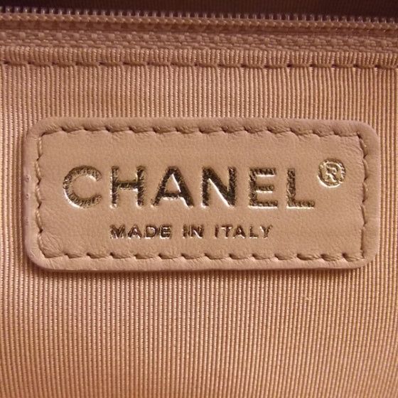 Chanel Caviar CC Shopper Tote Tan 9 of 11