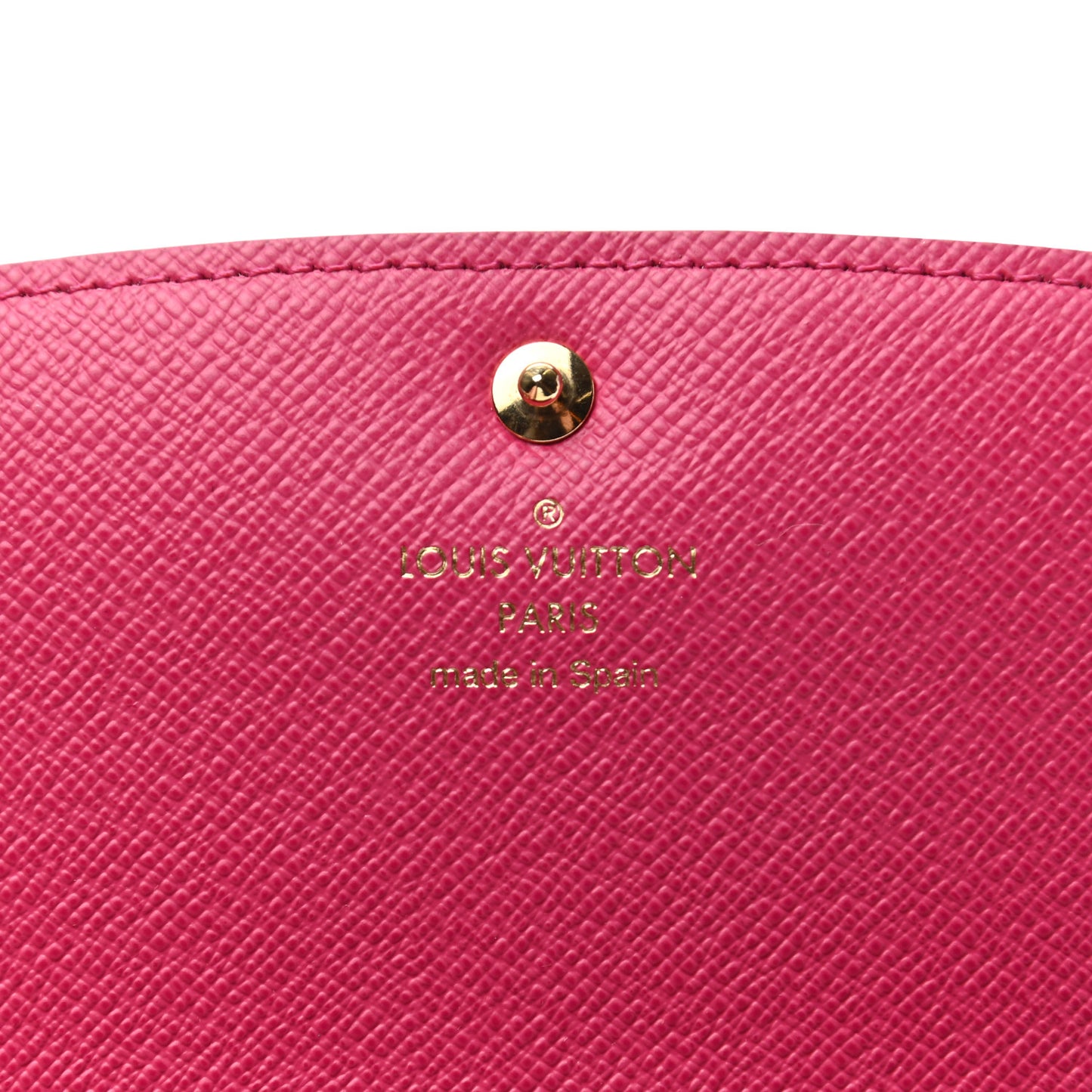 Monogram Bloom Flower Emilie Wallet Fuchsia