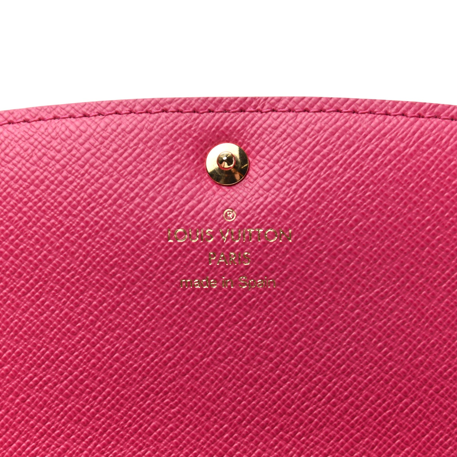 Louis Vuitton Monogram Bloom Flower Emilie Wallet Fuchsia 6 of 6