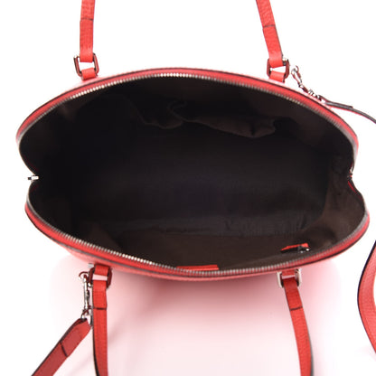 Gucci Dollar Calfskin Medium Dome Bag Sporting Red 9 of 12