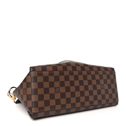 Louis Vuitton Damier Ebene Odeon Tote MM Black 4 of 9
