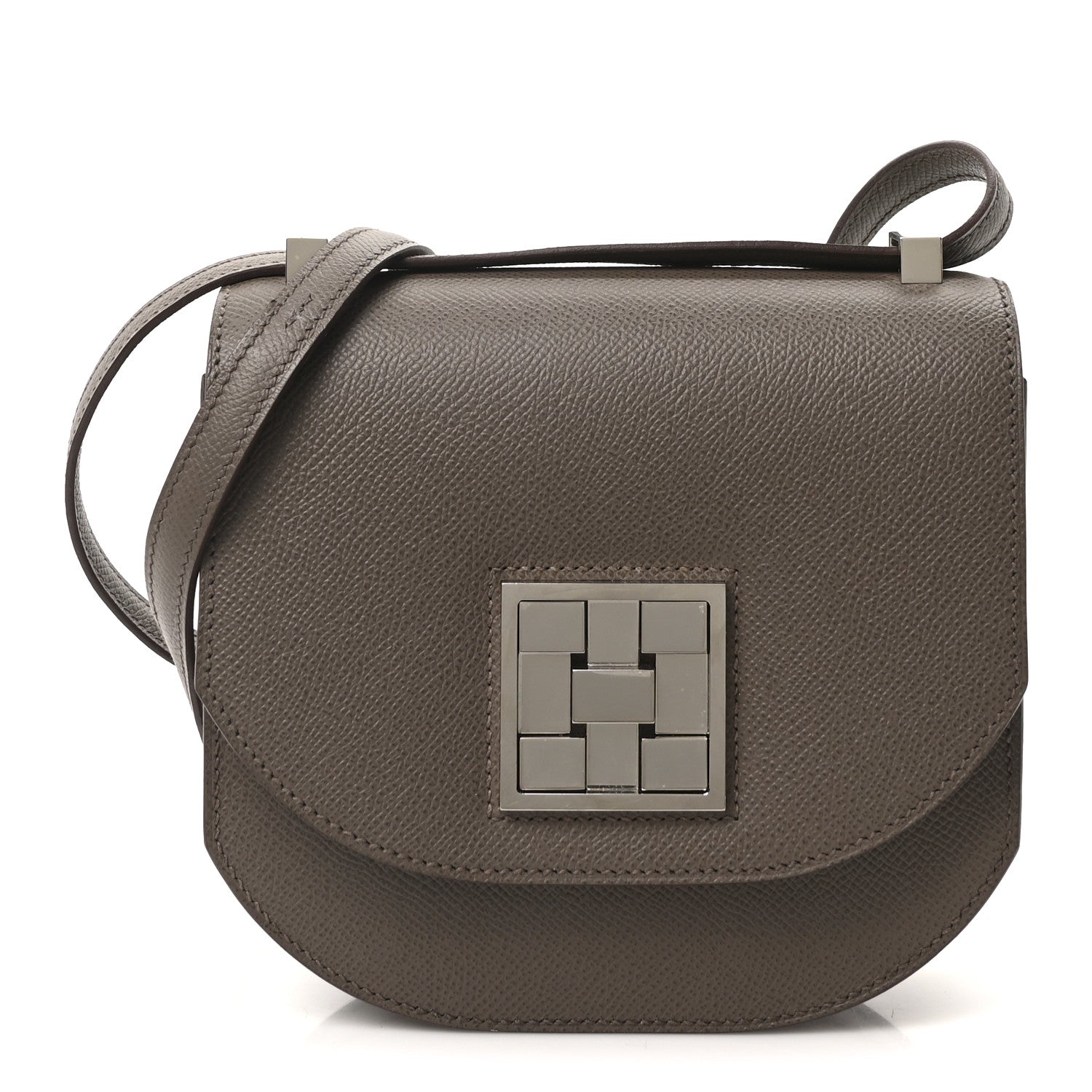 Hermes Epsom Mosaique Au 24-17 Etain 1 of 9