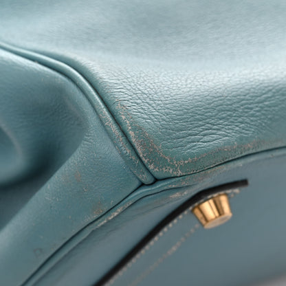 Hermes Gulliver Birkin 35 Blue Jean 12 of 17