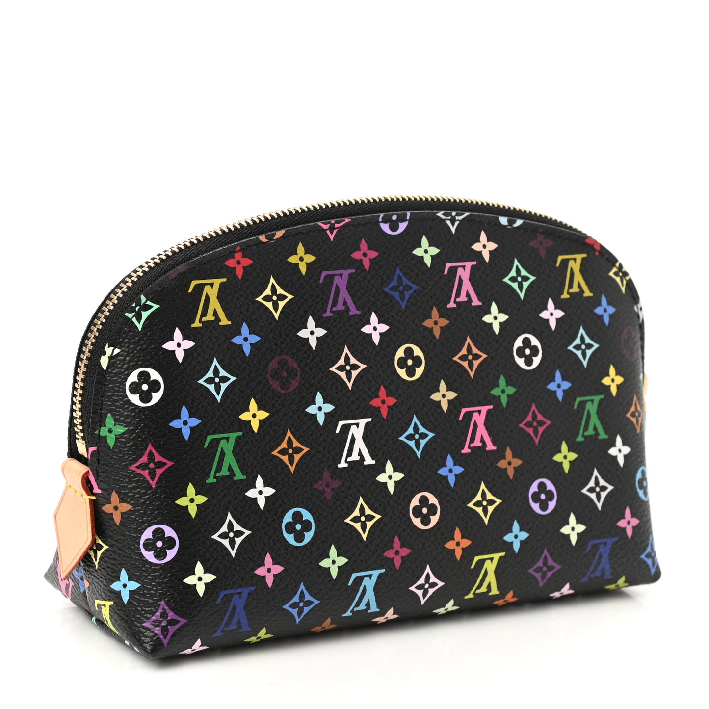 Monogram Multicolor Cosmetic Pouch Black Grenade