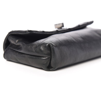 Chanel Lambskin Quilted 2.55 Reissue Pouch Black 8 of 10
