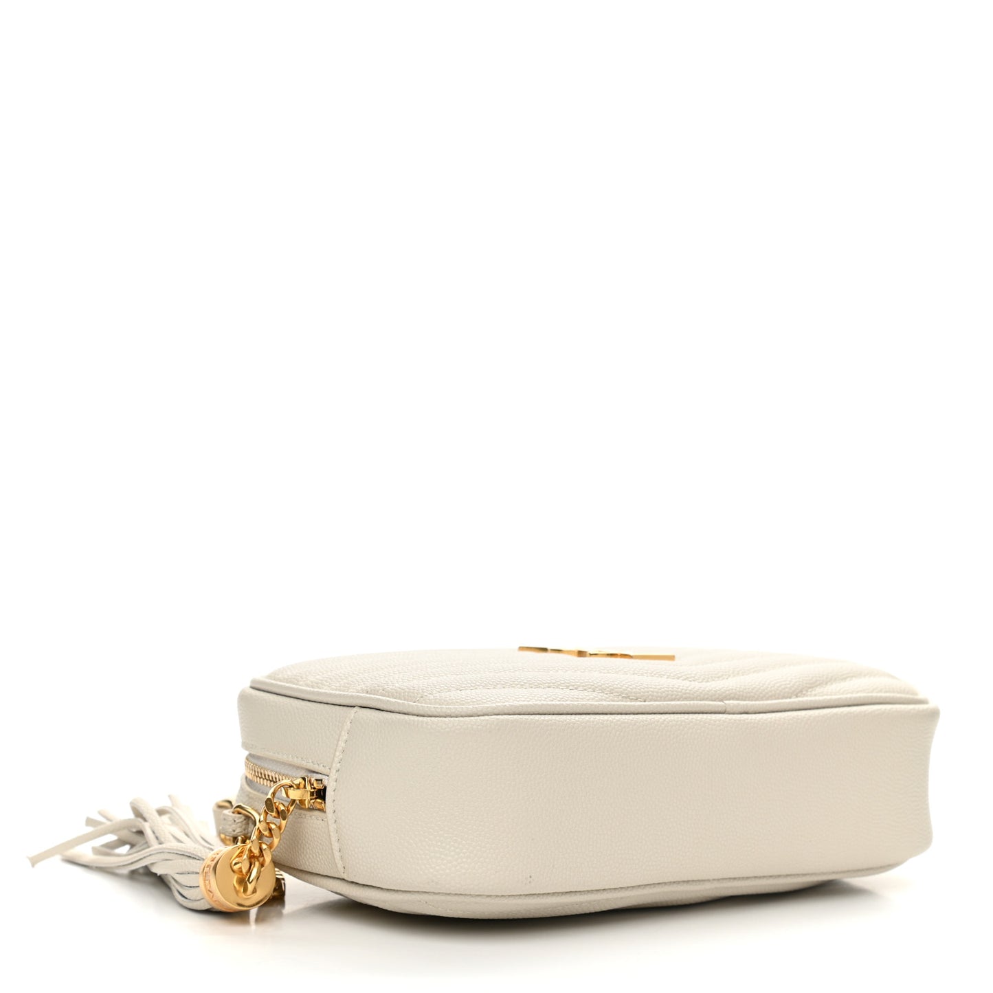 Grain De Poudre Matelasse Monogram Mini Lou Camera Bag Crema Soft