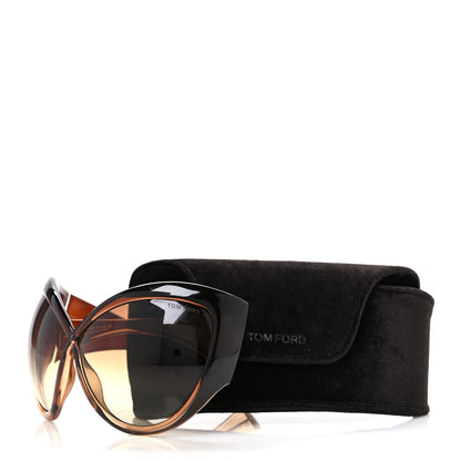 Tom Ford Daphne Oversized Sunglasses FT0219 Gold Translucent 8 of 8