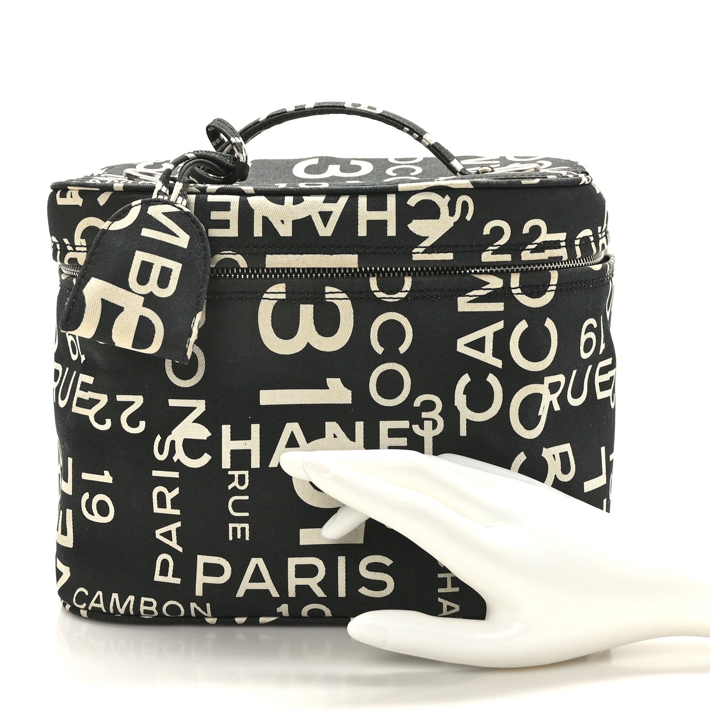 Canvas 31 Rue Cambon Vanity Cosmetic Case Black