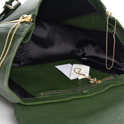 3.1 Phillip Lim 3.1 Textured Calfskin Large Pashli Satchel Jade 5 of 7