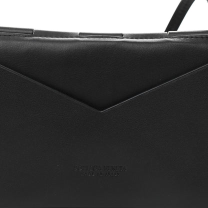 Bottega Veneta Calfskin Crossbody Bag Black 7 of 10