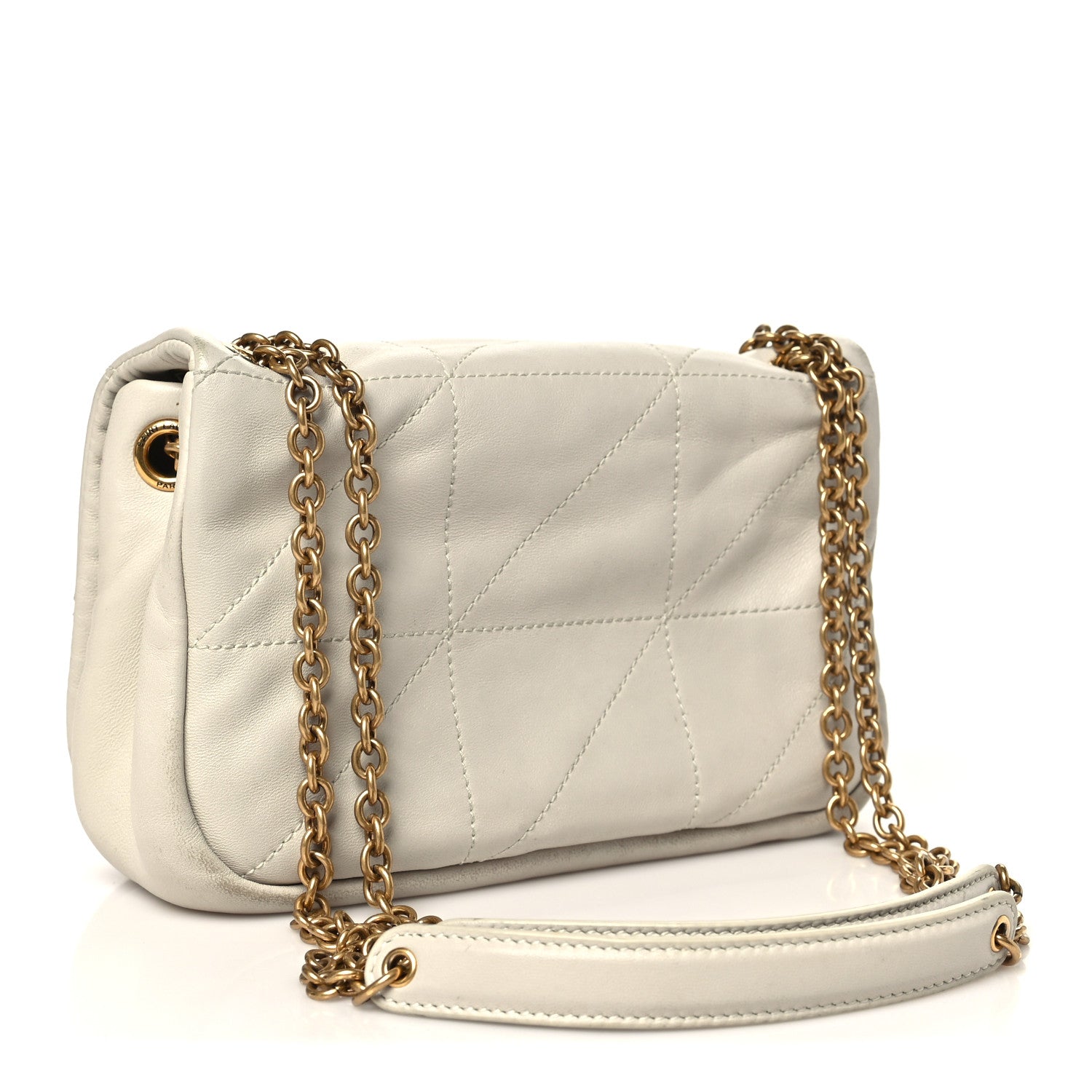 Saint Laurent Lambskin Matelasse Monogram Mini Jamie 4.3 Crema Soft 3 of 10
