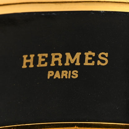 Hermes Enamel Printed Wide Moon Stars Bracelet 70 4 of 6