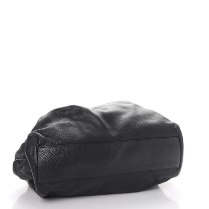 Gucci Pebbled Calfskin Large Sukey Tote Black 4 of 10