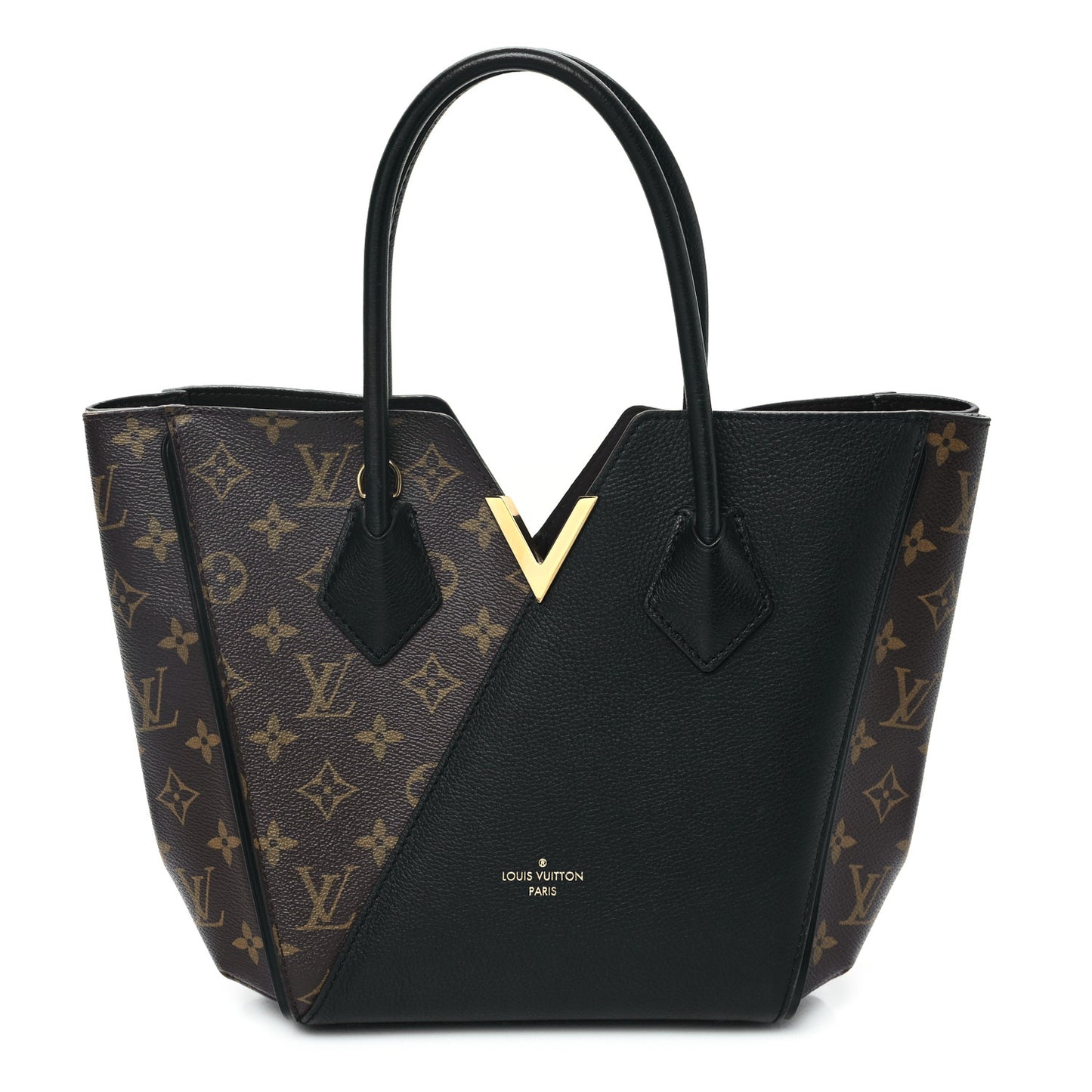 Calfskin Monogram Kimono Tote PM Black
