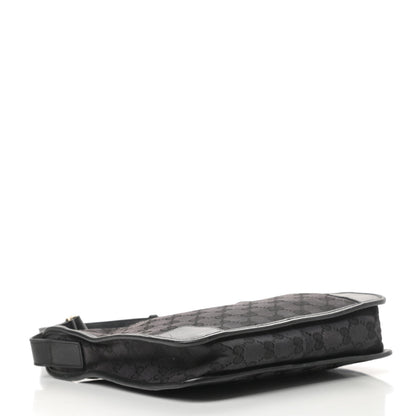 Gucci Nylon Monogram Shoulder Bag Black 4 of 13